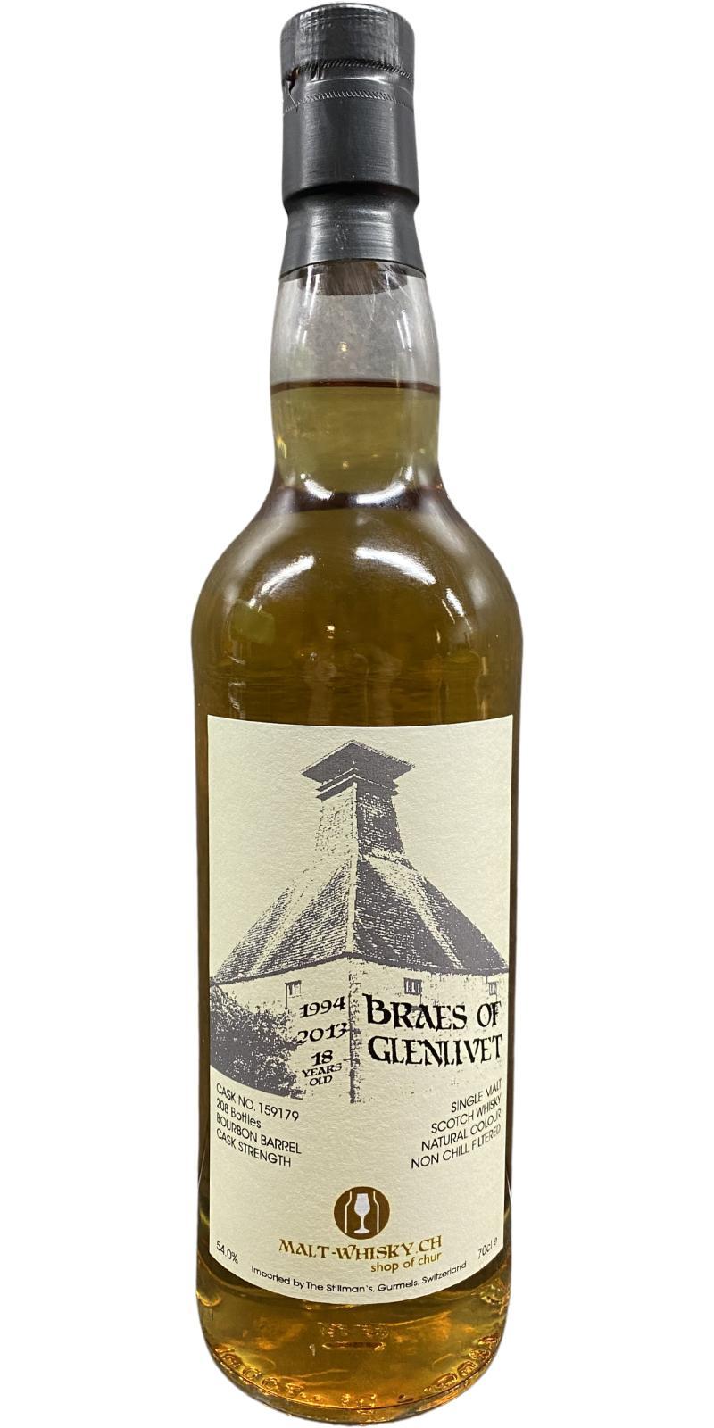 Braes of Glenlivet 1994 DR Individual Cask Bottling