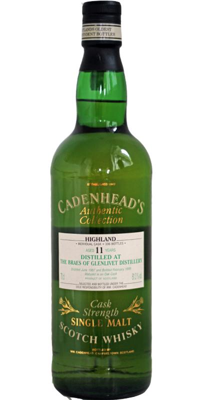 Braes of Glenlivet 1987 CA Authentic Collection