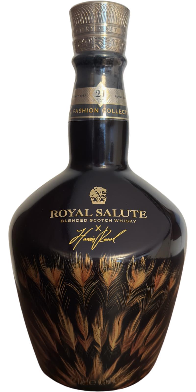 Royal Salute 21-year-old Harris Reed Edition : Gold Flagon