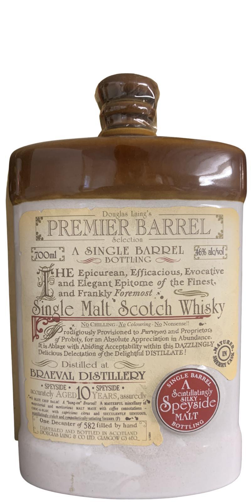 Braeval 10-year-old DL Premier Barrel Selection