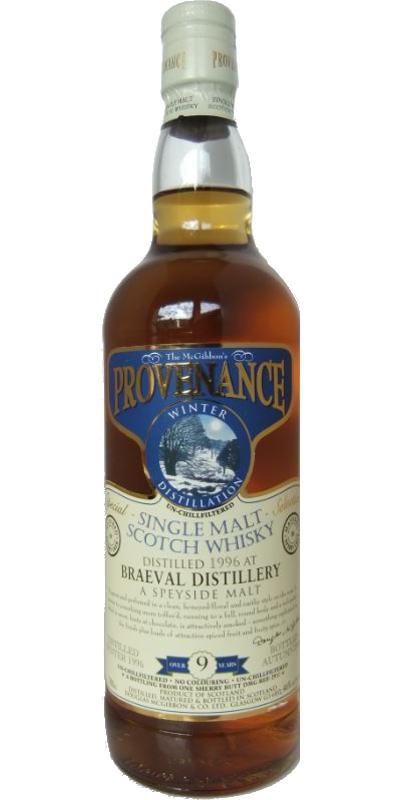 Braeval 1996 McG McGibbon's Provenance