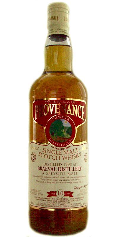 Braeval 1998 McG McGibbon's Provenance