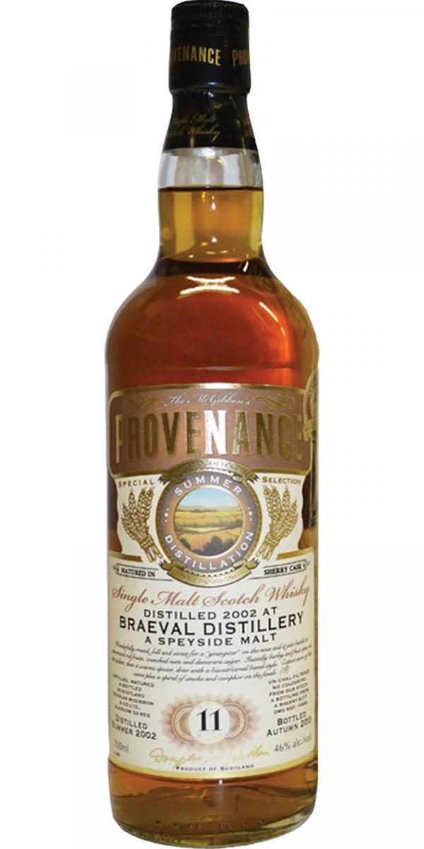 Braeval 2002 McG McGibbon's Provenance