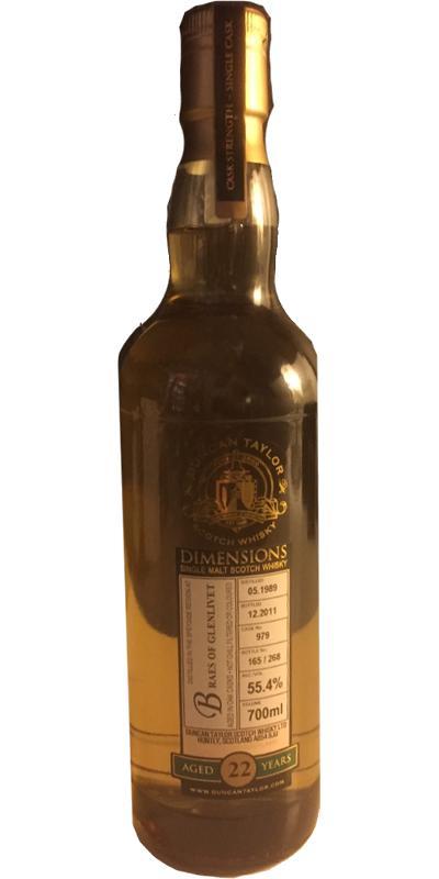 Braes of Glenlivet 1989 DT Dimensions