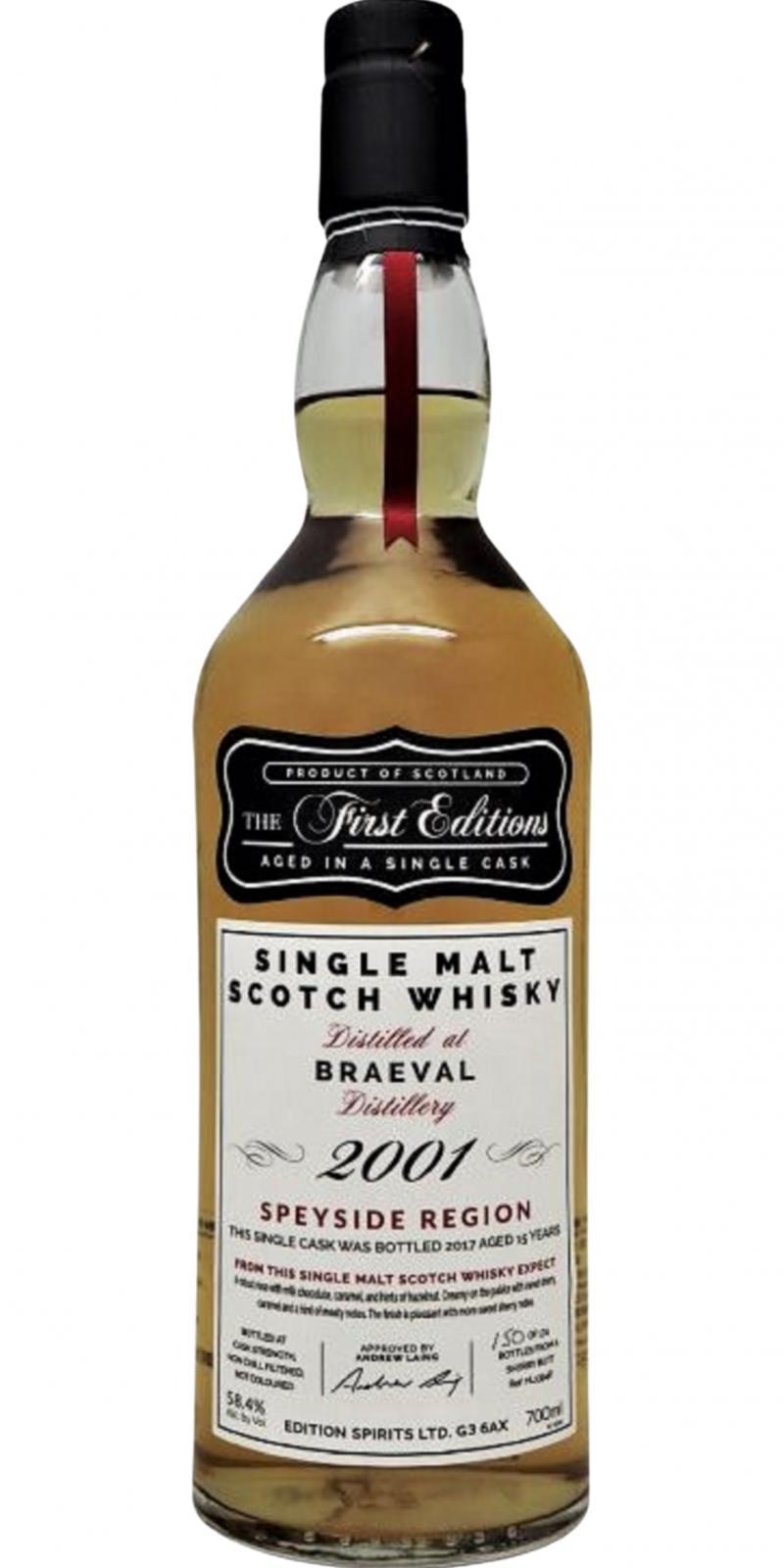 Braeval 2001 ED The First Editions