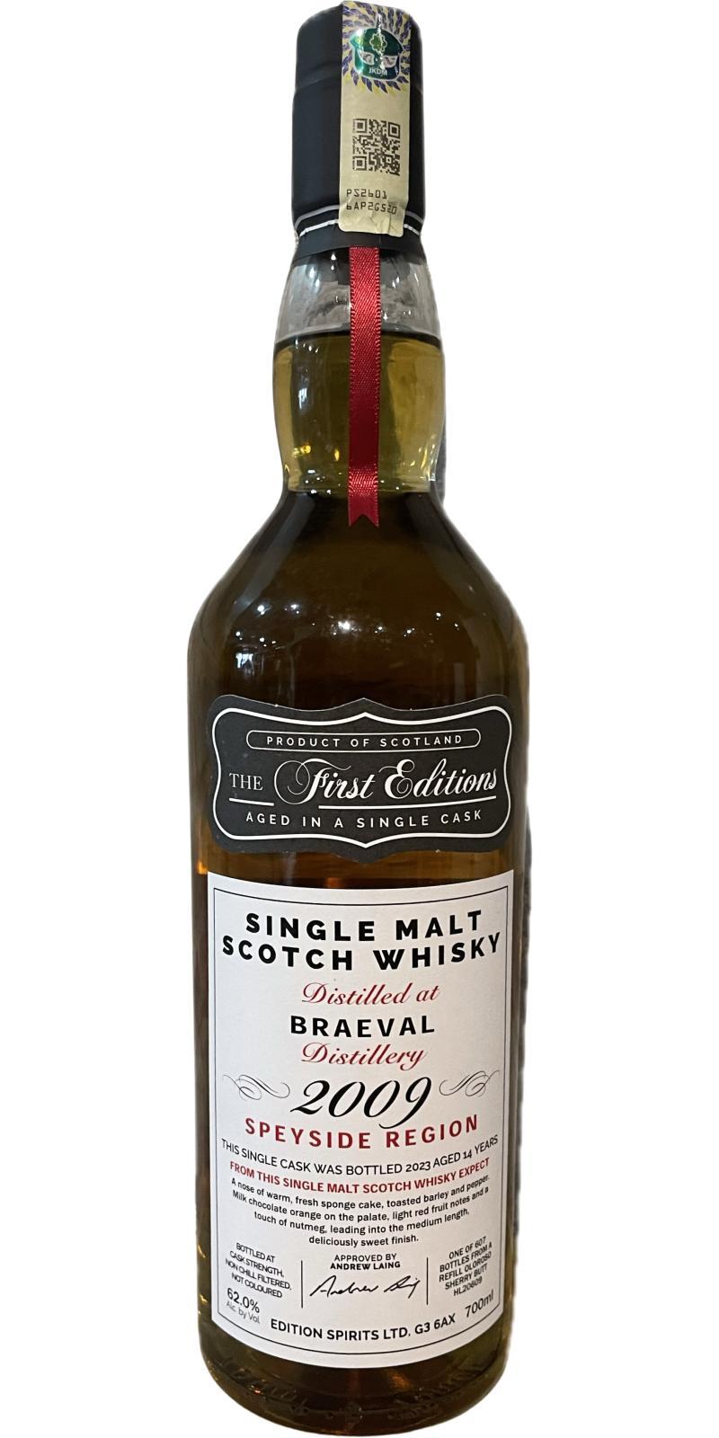 Braeval 2009 ED The First Editions