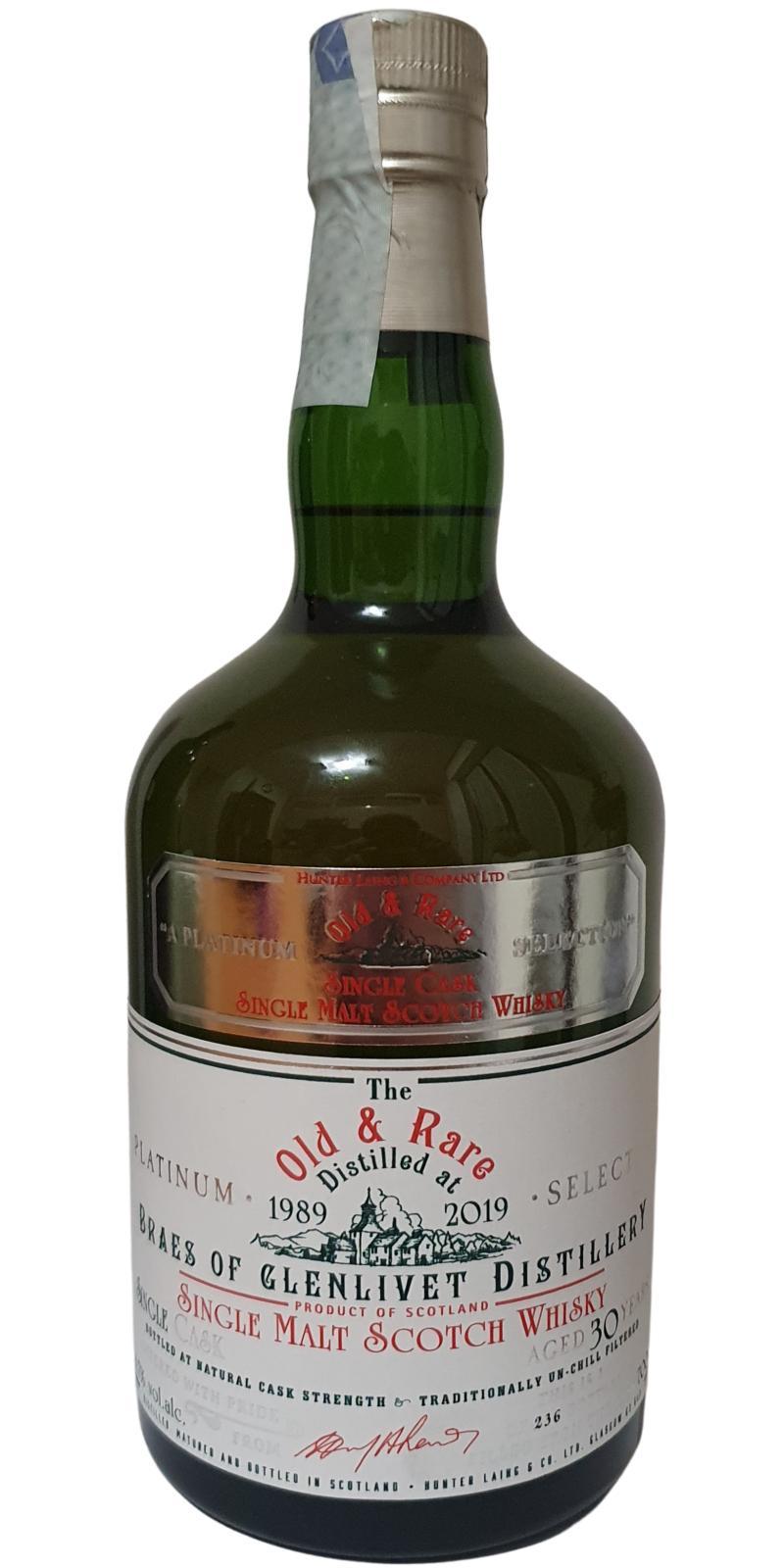 Braes of Glenlivet 1989 HL Old & Rare - A Platinum Selection