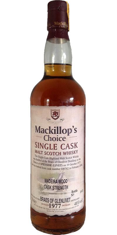 Braes of Glenlivet 1977 McC Single Cask