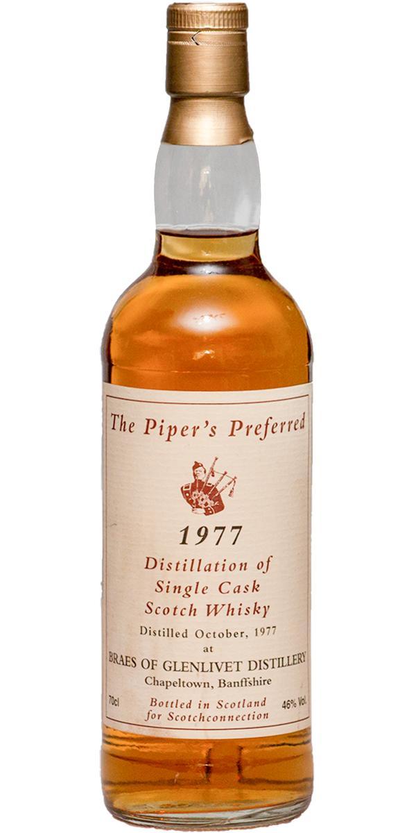Braes of Glenlivet 1977 ScCo The Piper's Preferred