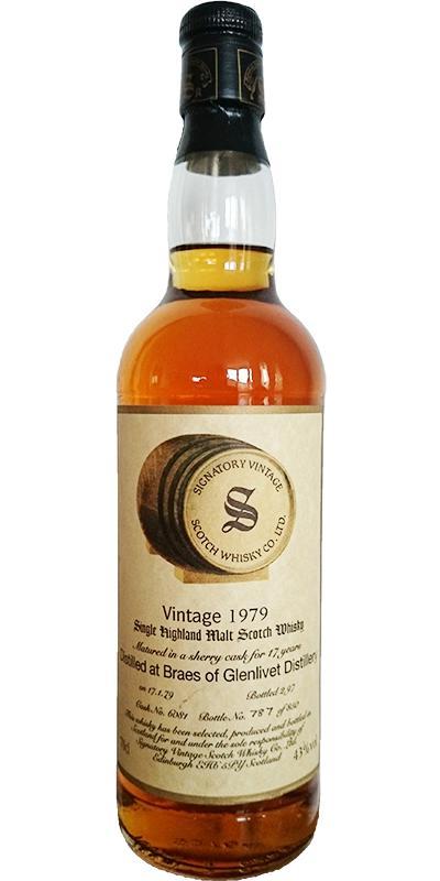 Braes of Glenlivet 1979 SV Vintage Collection