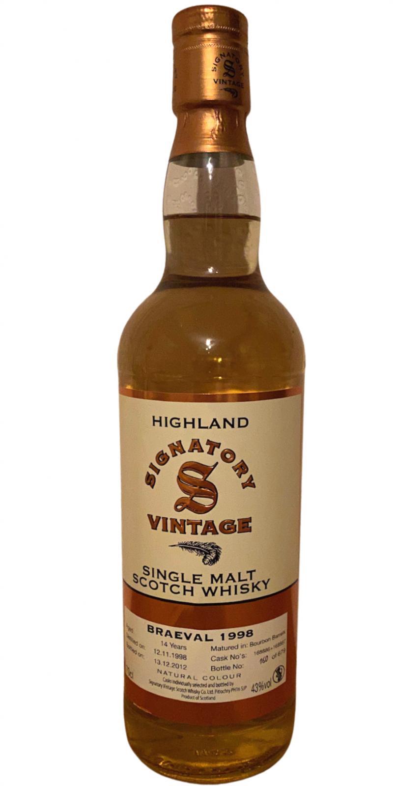 Braeval 1998 SV Vintage Collection