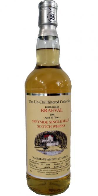 Braeval 1998 SV The Un-Chillfiltered Collection