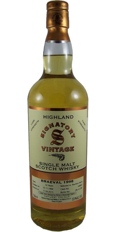 Braeval 1998 SV Vintage Collection - Cask Strength