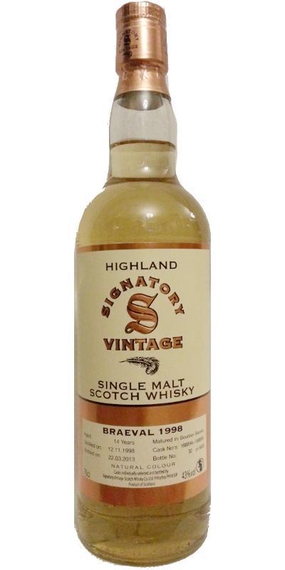 Braeval 1998 SV Vintage Collection