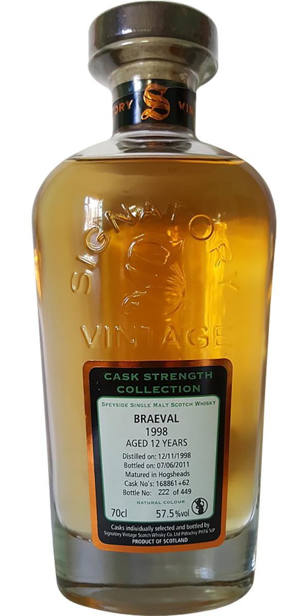 Braeval 1998 SV Cask Strength Collection