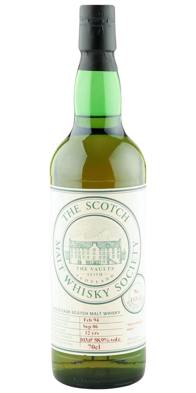 Braeval 1994 SMWS 113.12 Refreshingly minty