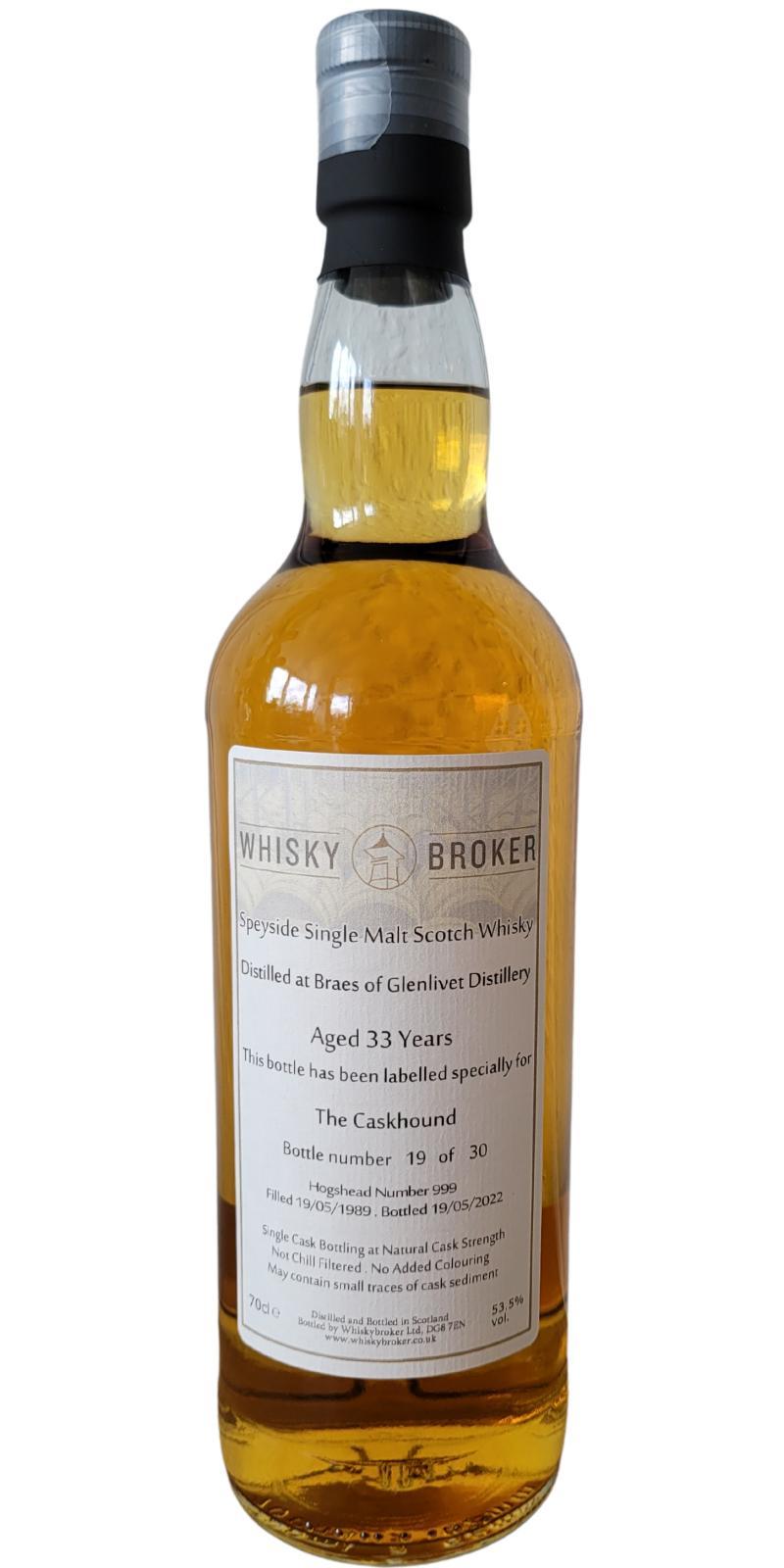 Braes of Glenlivet 1989 WhB