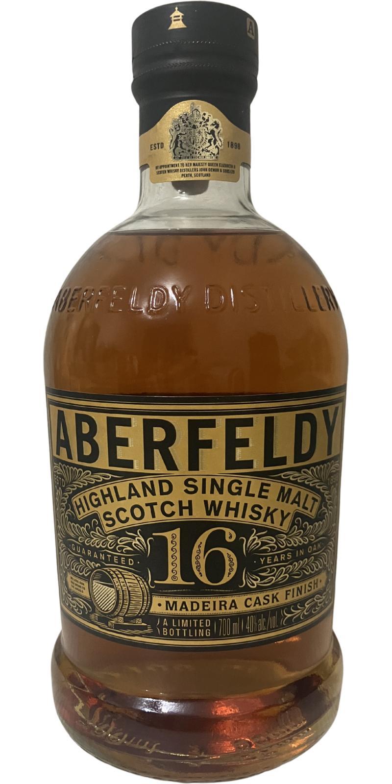 Aberfeldy 16-year-old Madeira Cask Finish