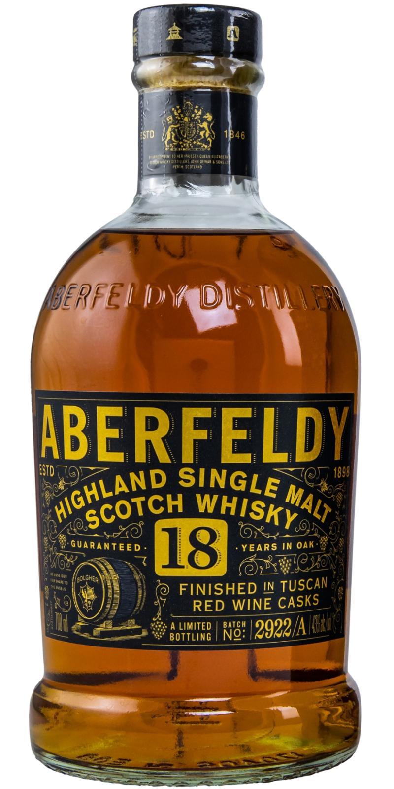 Aberfeldy 18-year-old Limited Edition