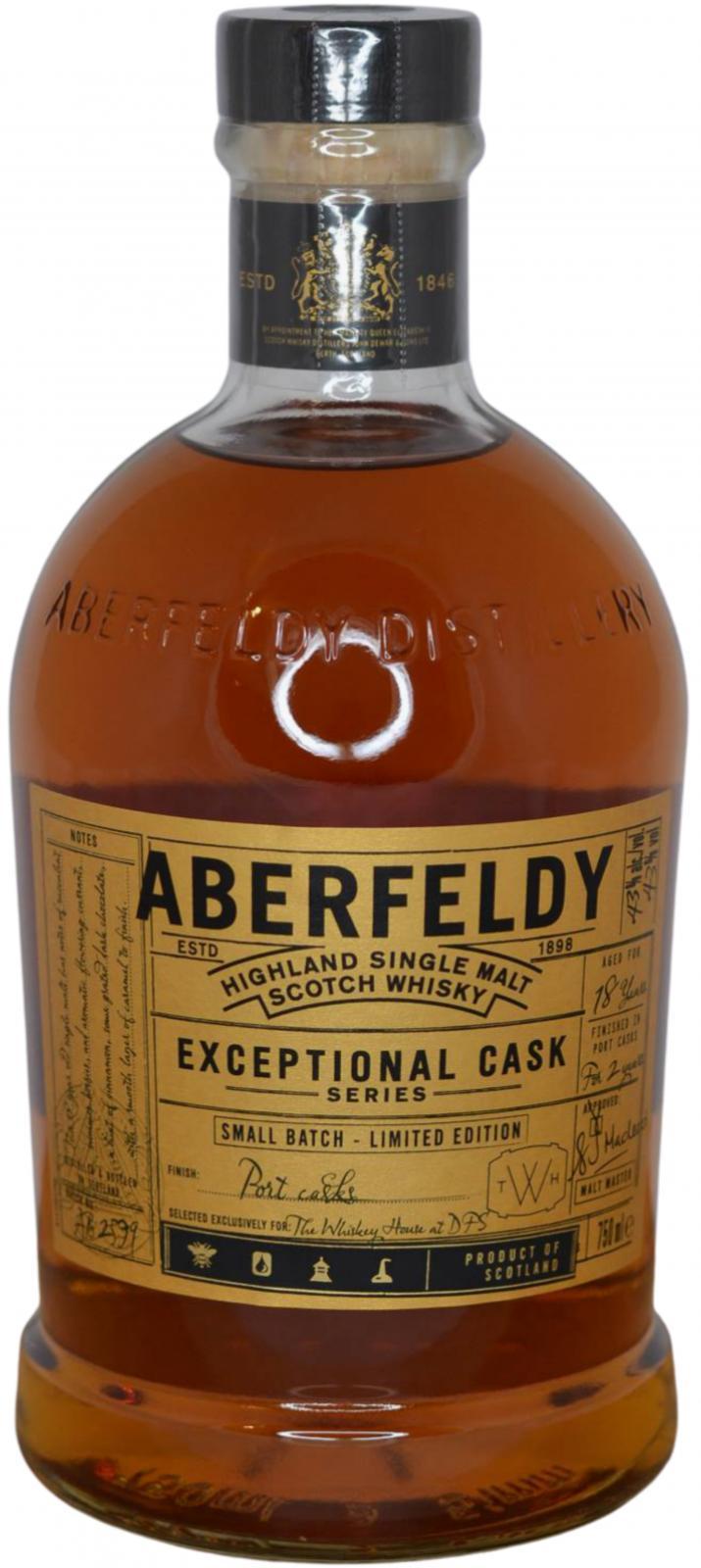 Aberfeldy 18-year-old Exceptional Cask Series