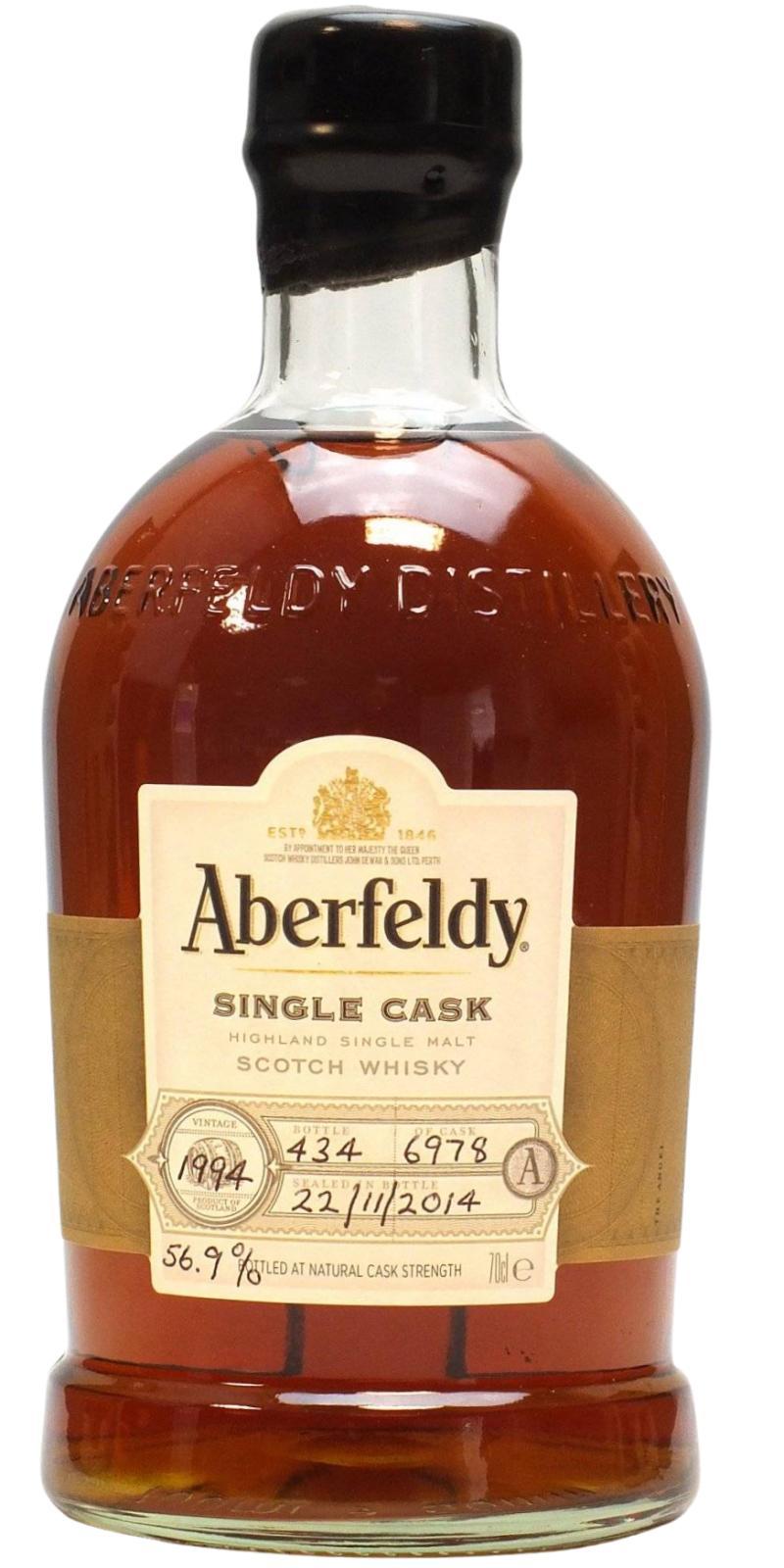 Aberfeldy 1994 Hand Bottled at the Distillery