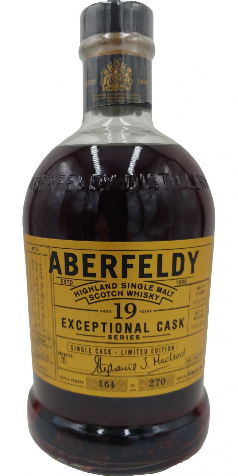 Aberfeldy 1999 Exceptional Cask Series