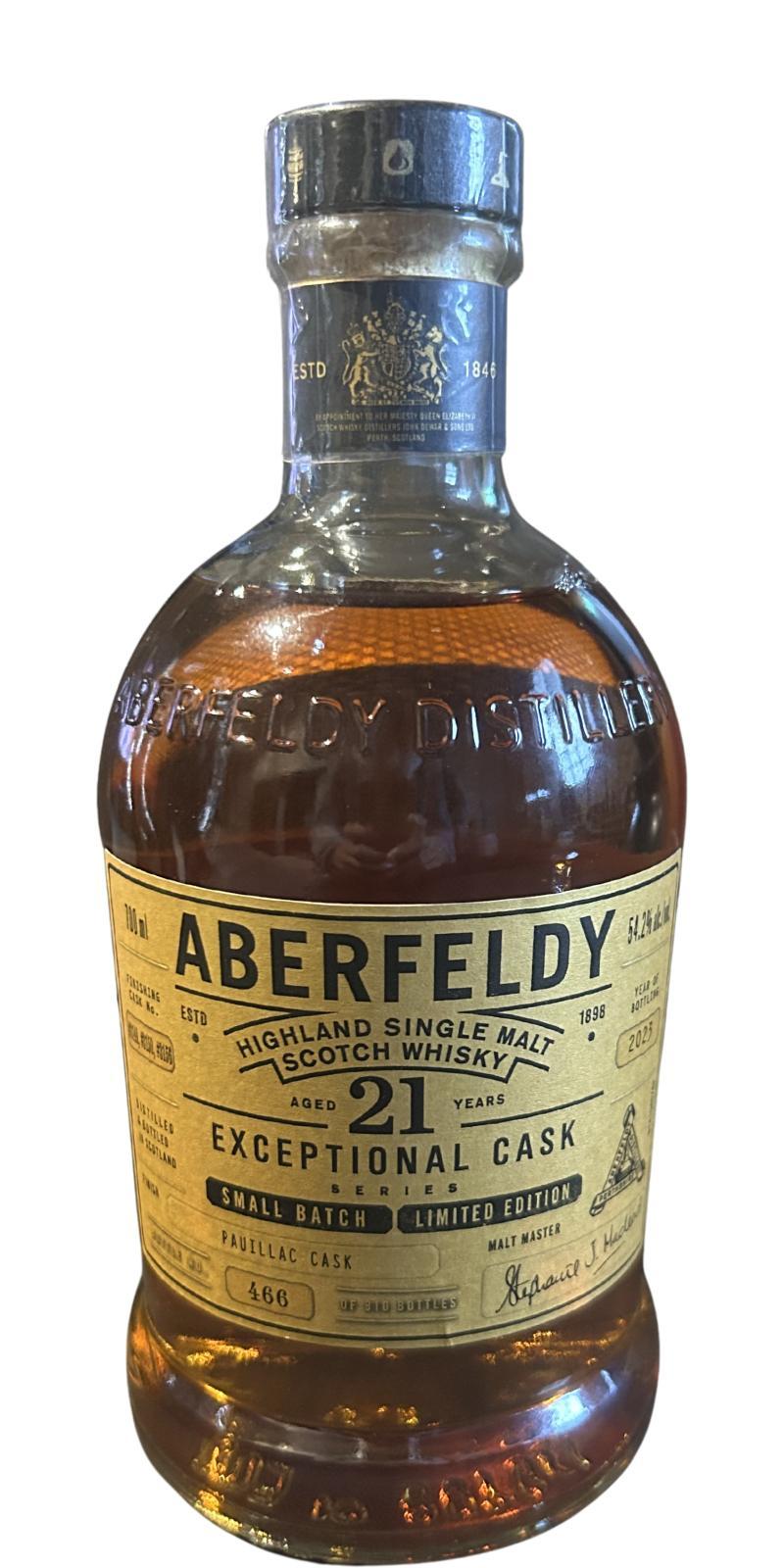 Aberfeldy 2001 Exceptional Cask Series - Small Batch - Limited Edition