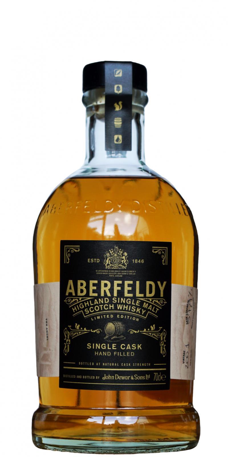 Aberfeldy 2001 Hand Bottled at the Distillery
