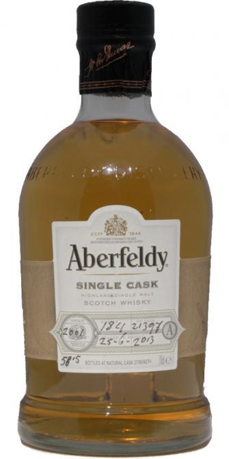 Aberfeldy 2001 Hand Bottled at the Distillery