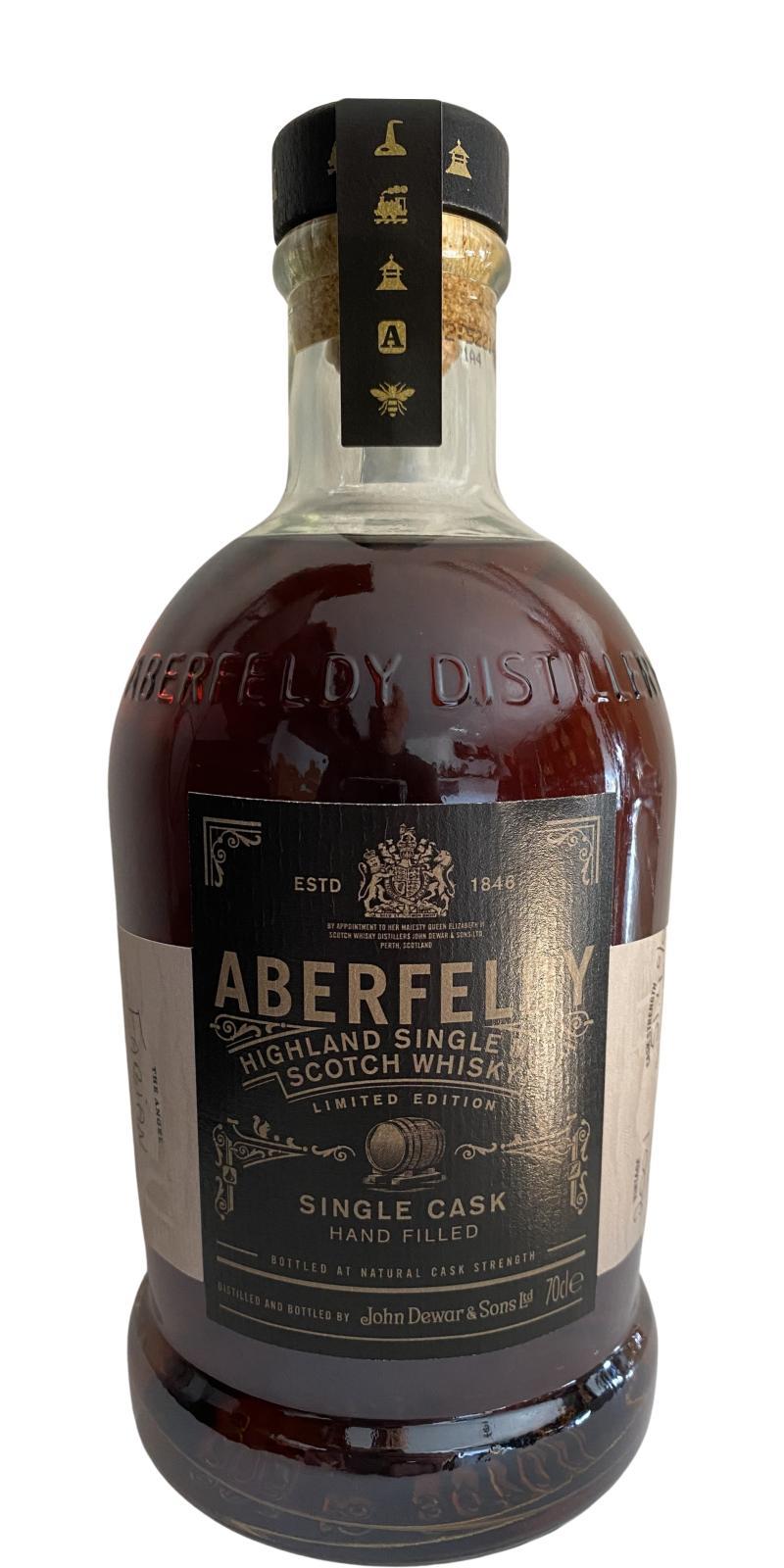 Aberfeldy 2001 Single Cask Hand Filled
