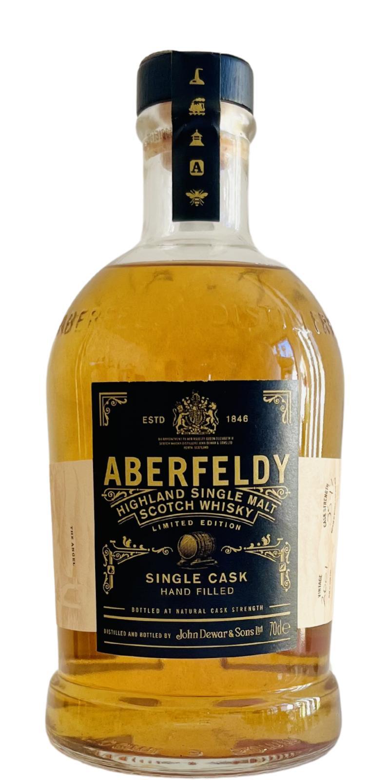 Aberfeldy 2001 Single Cask - Hand Filled