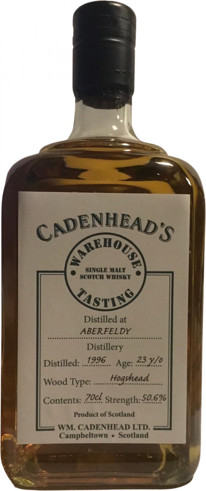 Aberfeldy 1996 CA Warehouse Tasting