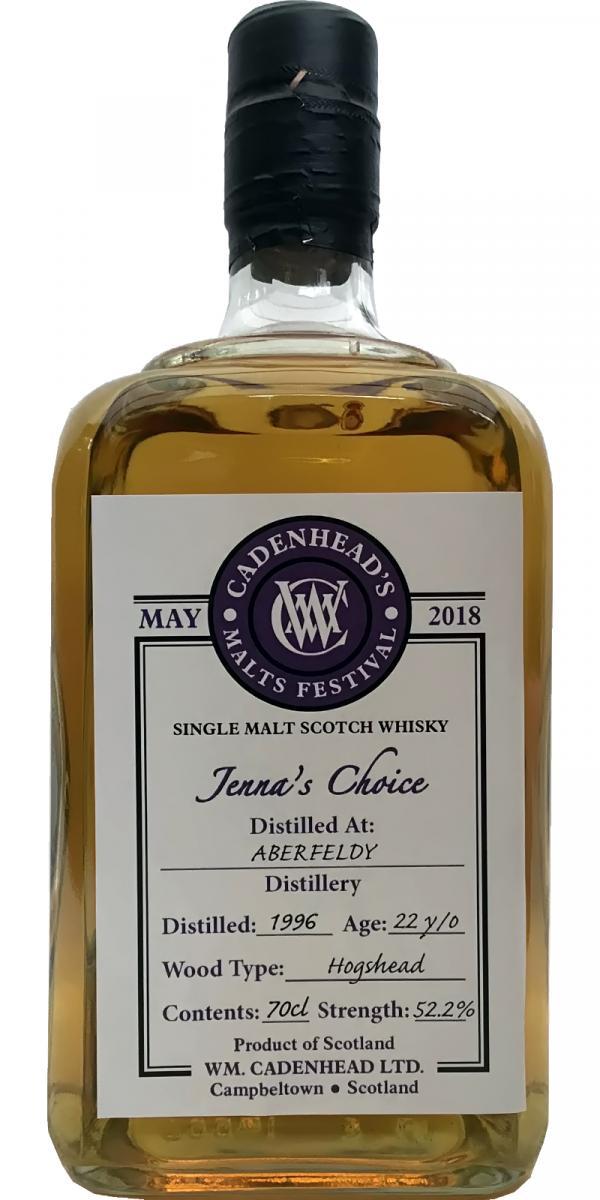 Aberfeldy 1996 CA Malts Festival