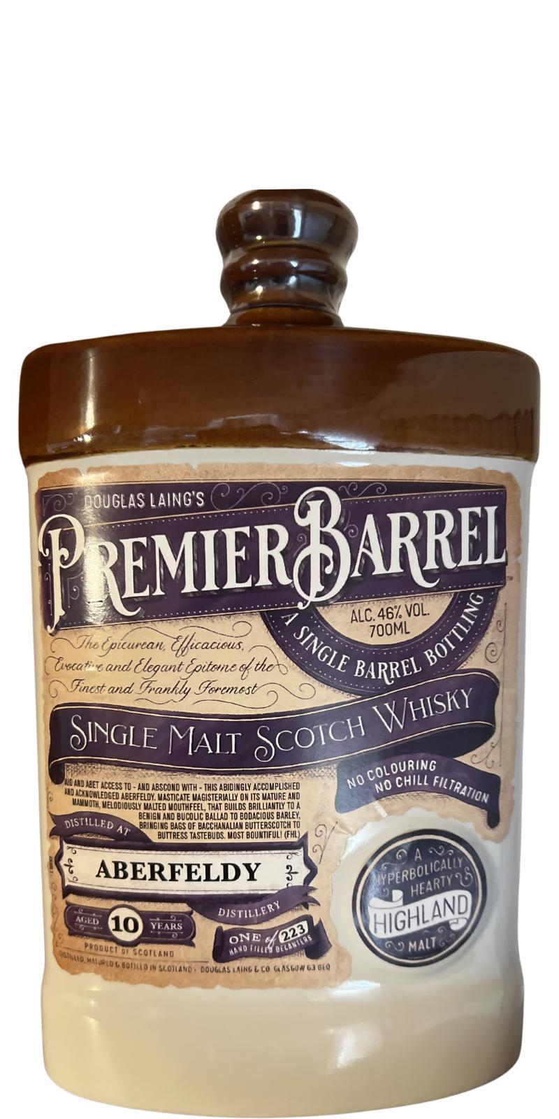 Aberfeldy 08-year-old DL Premier Barrel