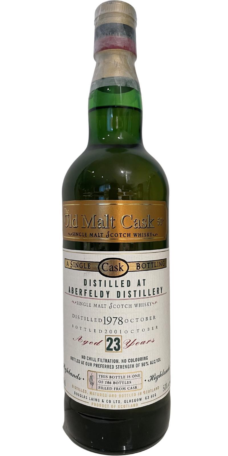 Aberfeldy 1978 DL The Old Malt Cask