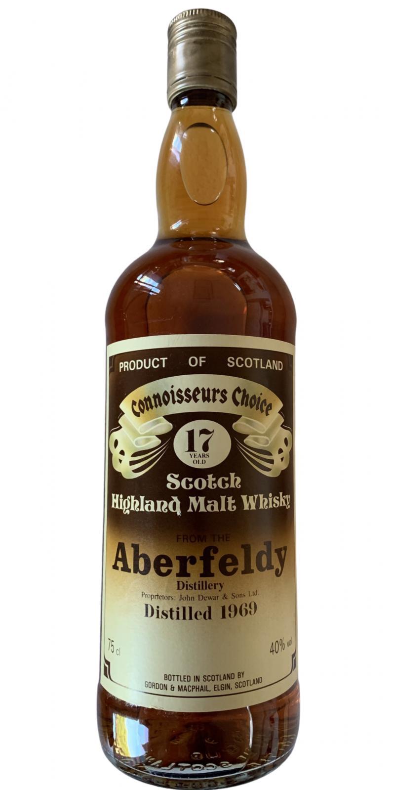Aberfeldy 1969 GM Connoisseurs Choice