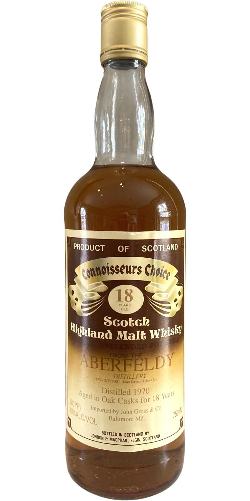 Aberfeldy 1970 GM Connoisseurs Choice