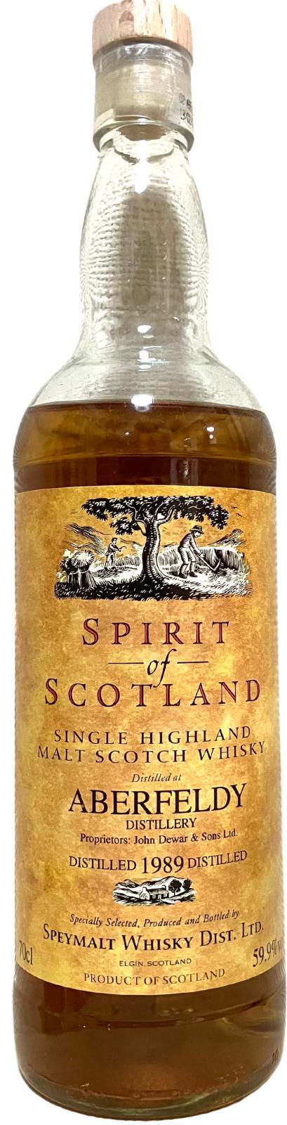 Aberfeldy 1989 GM Spirit of Scotland