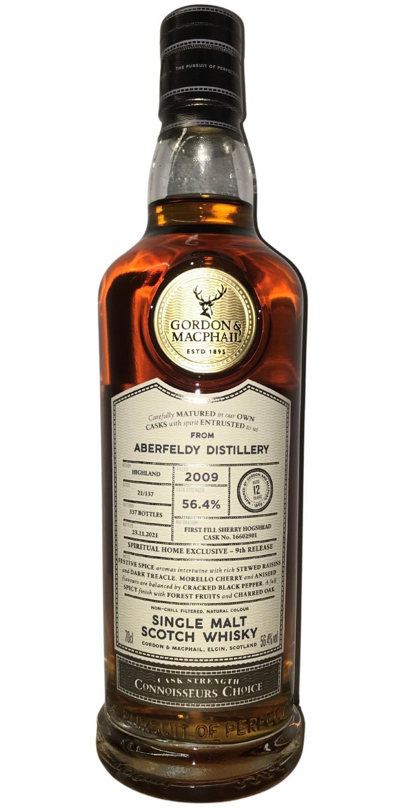 Aberfeldy 2009 GM Connoisseurs Choice - Cask Strength
