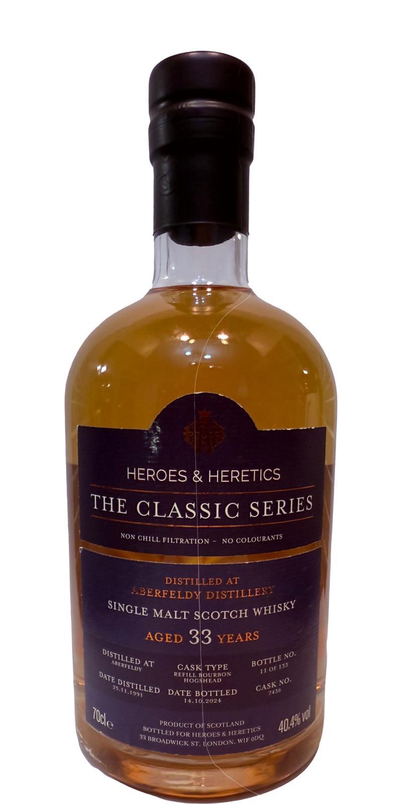 Aberfeldy 1991 HAH The Classic Series