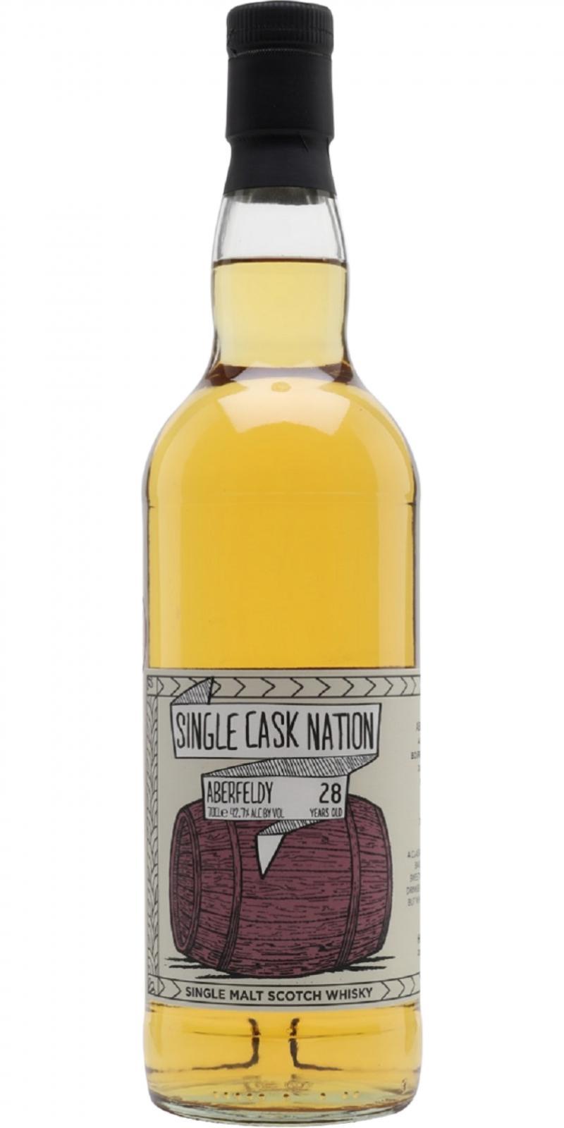 Aberfeldy 1991 JWC Single Cask Nation