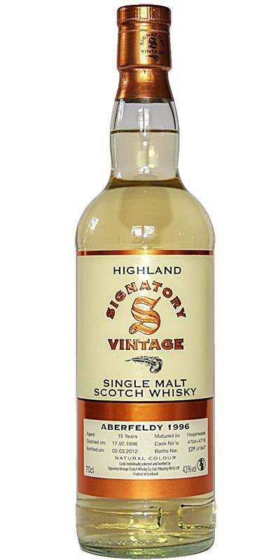 Aberfeldy 1996 SV Vintage Collection