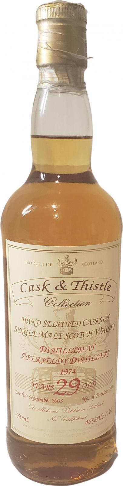 Aberfeldy 1974 H&I Cask & Thistle Collection