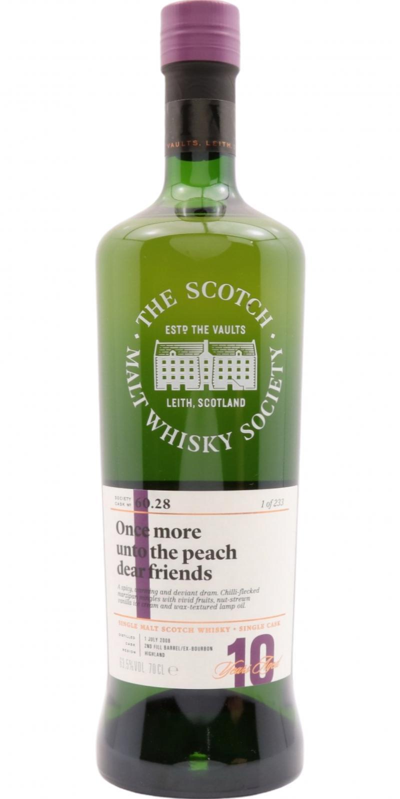 Aberfeldy 2008 SMWS 60.28 Once more unto the peach dear friends
