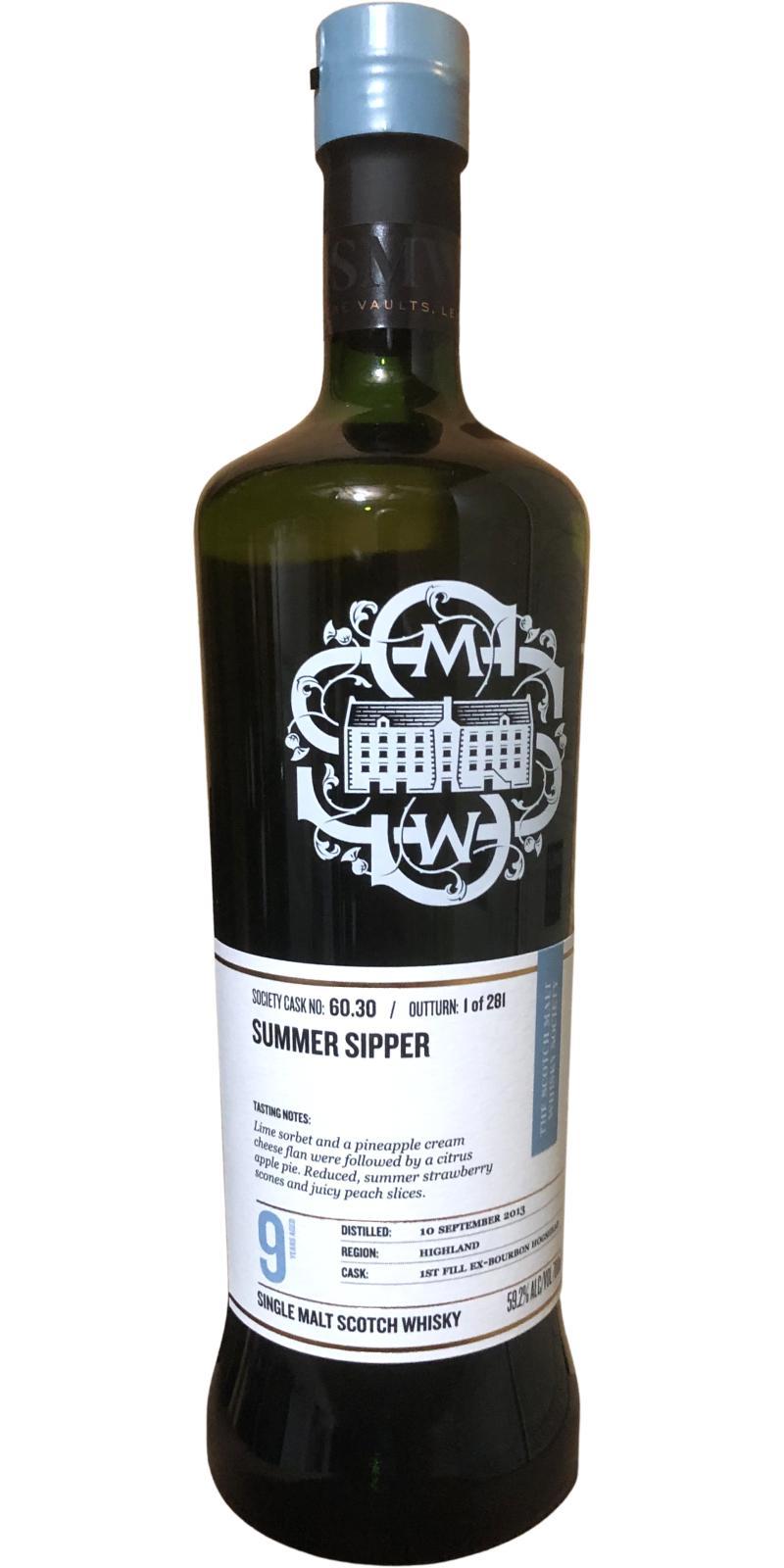 Aberfeldy 2013 SMWS 60.30 Summer strawberry scones