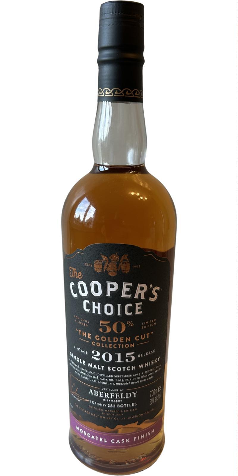 Aberfeldy 2015 VM The Cooper's Choice - The Golden Cut Collection