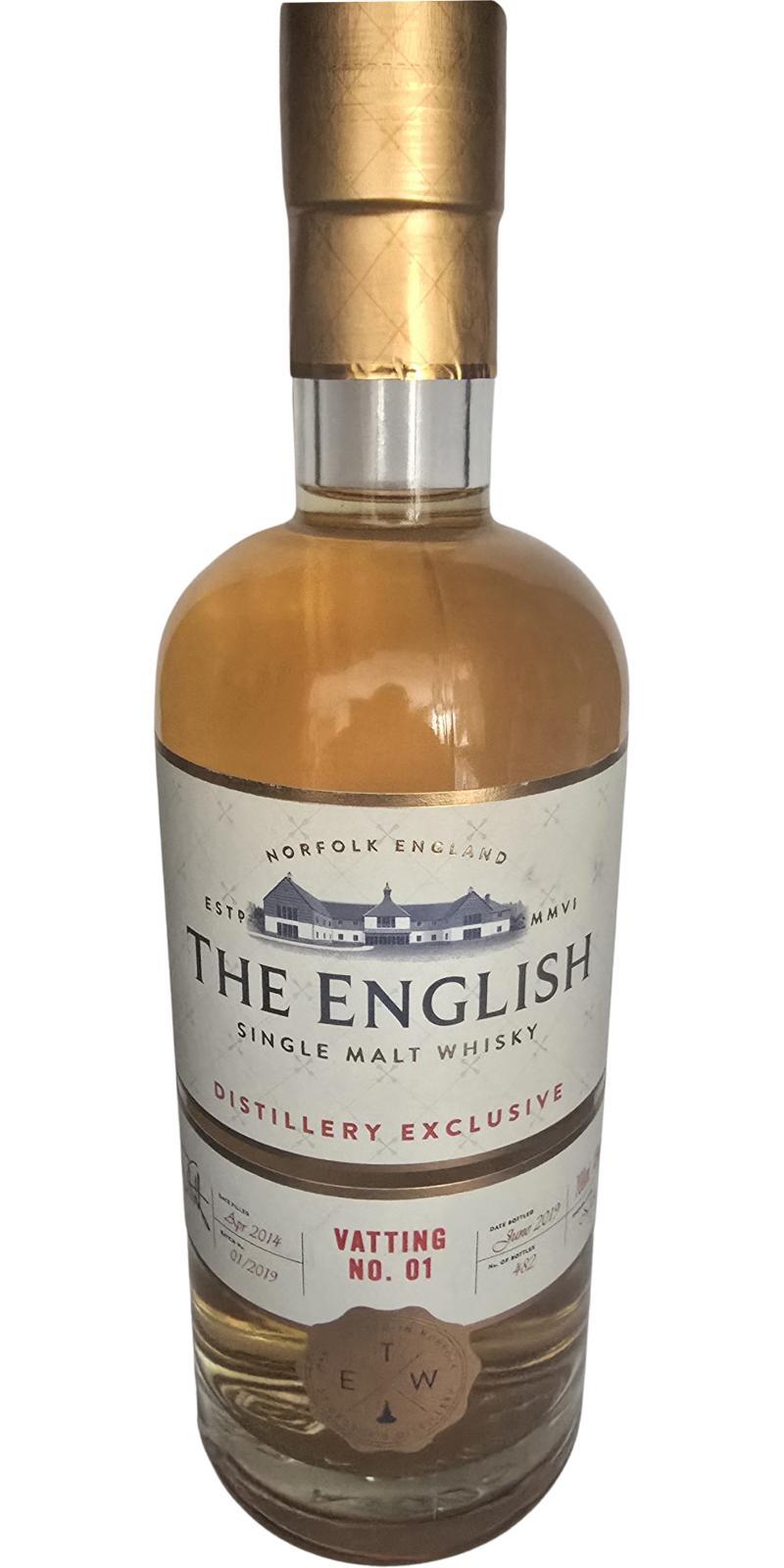 The English Whisky 05-year-old  The Vatting No.1 Distillery Exclusive