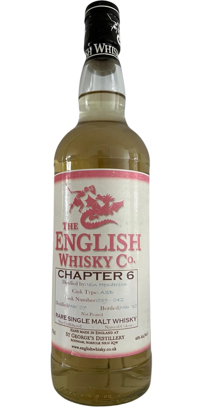 The English Whisky 2007  Chapter 6