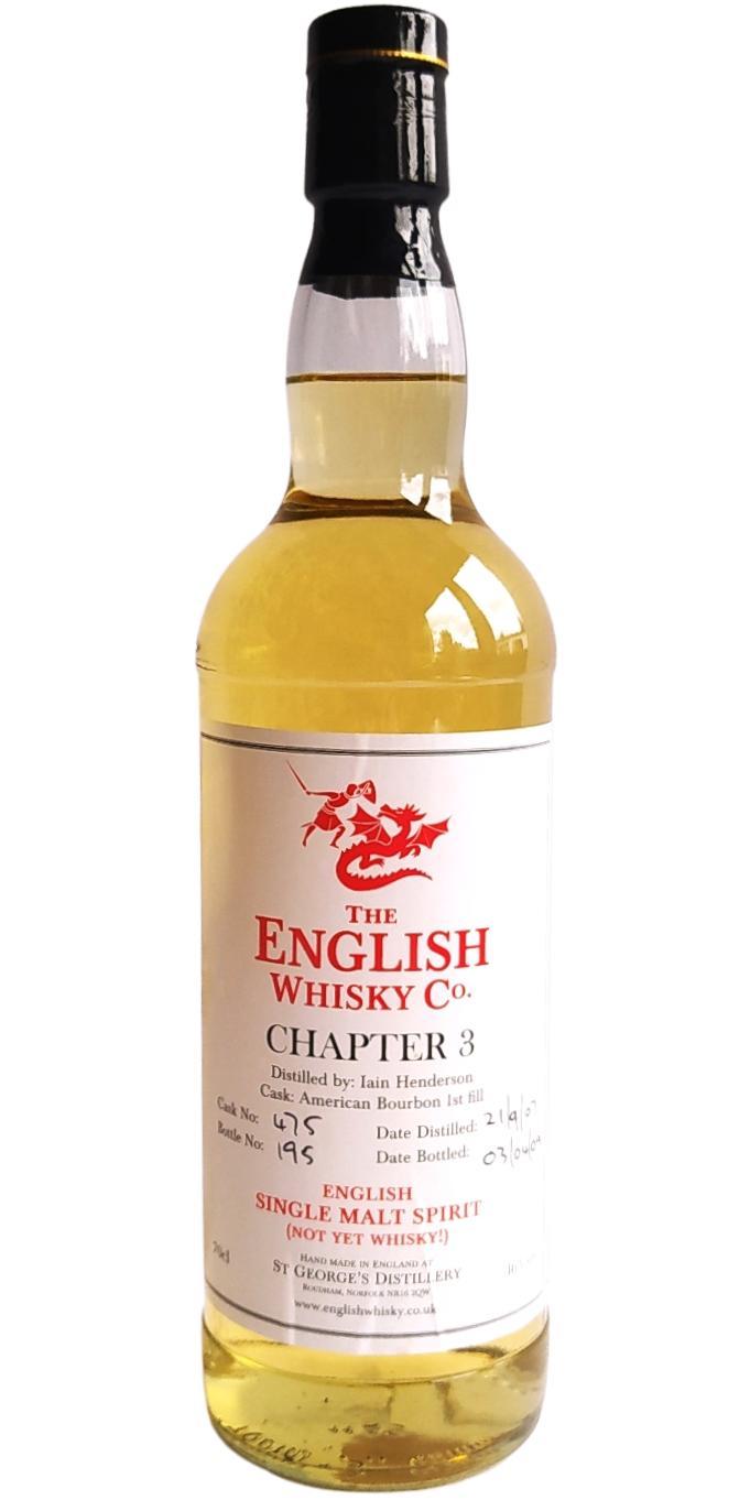 The English Whisky 2007  Chapter 3 Spirit