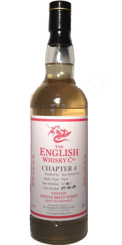 The English Whisky 2007  Chapter 4 Spirit Peated